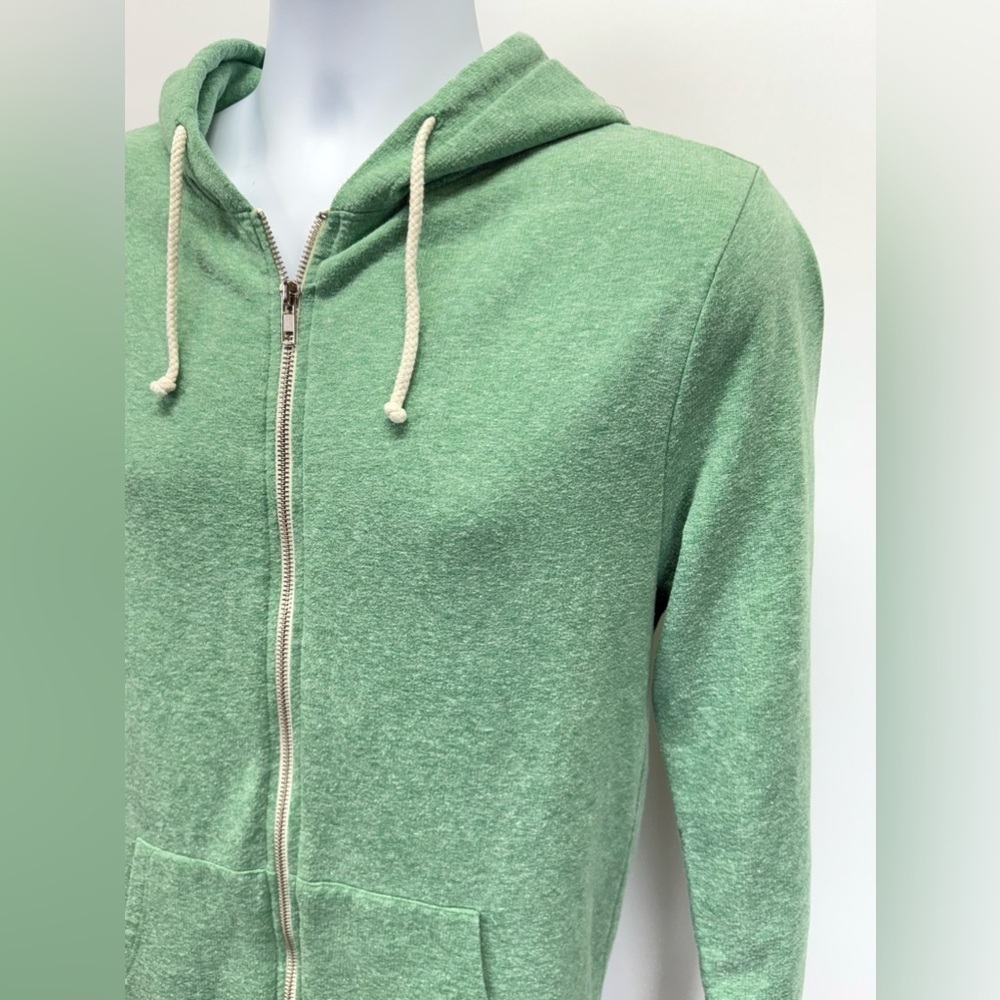 THREADS 4 THOUGHT Men’s green full zip hoodie jacket size S
